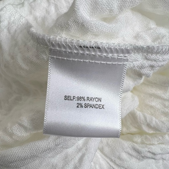 Jane + Delancey White Textured Long Sleeve Blouse - Picture 7 of 7